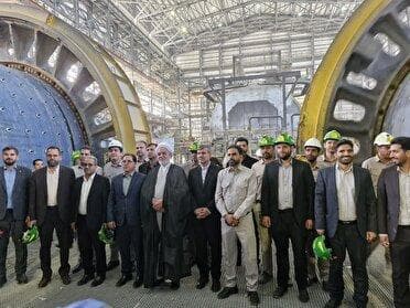 بازدید رئیس کل دادگستری از مجتمع معدنی درآلو