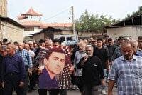 تشییع باشکوه مادر شهید حمید آقاجانی در قائم‌شهر