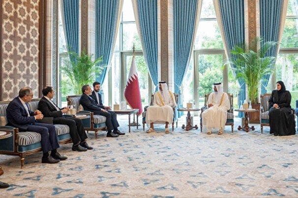 عراقچی با امیر دولت قطر دیدار کرد
