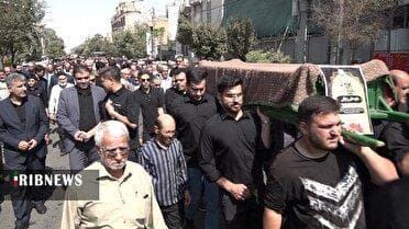 تشییع مادر شهید مسگری در قم