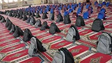آغاز رزمایش توزیع ۱۷ هزار و ۵۰۰ بسته لوازم التحریر در مازندران