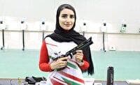 حضور هانیه رستمیان در جام جهانی تیراندازی