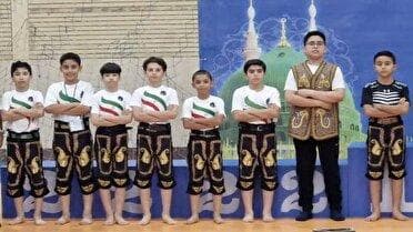 پهلوانان کوچک قمی، بر سکوی دومی ایران ایستادند