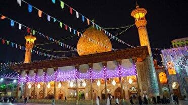 اعلام ویژه برنامه‌های جشن میلاد پیامبر (ص) در حرم شاهچراغ (ع)