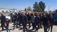 تشییع پیکر مادر شهید برات فهمیده در روستای شیرمرغ قاینات