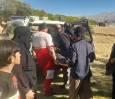 امدادرسانی به مصدوم حادثه سقوط از ارتفاع در روستای حیدرآباد