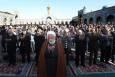 اقامه نماز باران در حرم مطهر رضوی