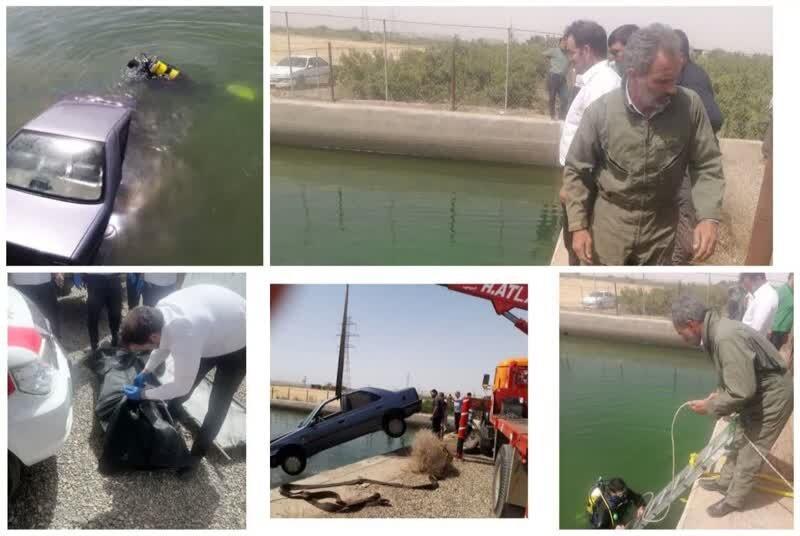 سقوط خودرو به استخر کشاورزی در قم یک کشته برجا گذاشت