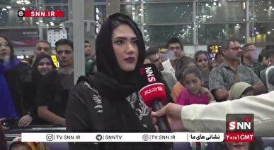 همسر رحمان عموزاد: امیدوارم رحمان در المپیک طلا کسب کند +فیلم