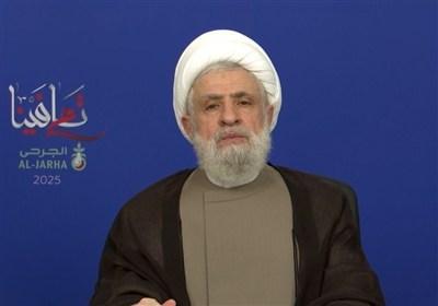 شیخ نعیم قاسم: اعتمادی به آمریکا نداریم/ سلاح مقاومت فقط علیه اسرائیل است