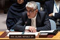 ایروانی: ایران تحت تهدید و ارعاب کنار نمی کشد؛ تروئیکا شورای امنیت را تضعیف کرد