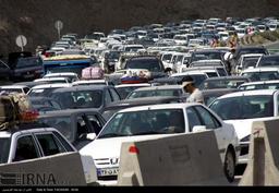 ترافیک سنگین در محورهای شمالی و آزادراه قزوین - تهران