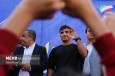 استقبال از احمد جوان نایب‌قهرمان کشتی جهان در مشهد