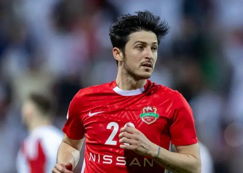 ببینید | تک گل پیروزی‌بخش «سردار آزمون» در بازی امشب شباب الاهلی مقابل النصر
