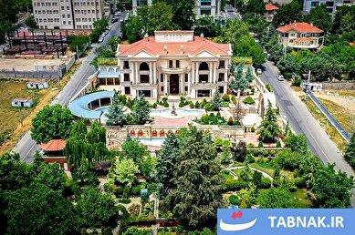 عکس: ضبط یک ویلای ۸ هزار متری به ارزش ۴ هزار میلیارد تومان از متهم ردیف اول پرونده چای دبش