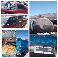 توقیف خودرو‌های حامل سوخت قاچاق در آباده