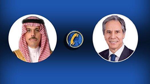 گفتگوی وزرای امور خارجه عربستان و آمریکا درباره تحولات منطقه
