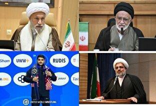 پیام تبریک شخصیت های حوزوی فارس در پی قهرمانی کشتی گیر شیرازی در جام جهانی