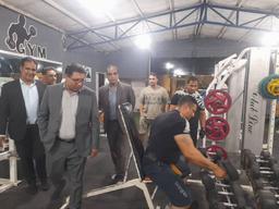 بازدید سرزده سرپرست ورزش و جوانان کرمان از اماکن ورزشی بم