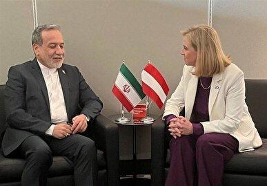 دیدار وزیر امور خارجه با همتای اتریشی
