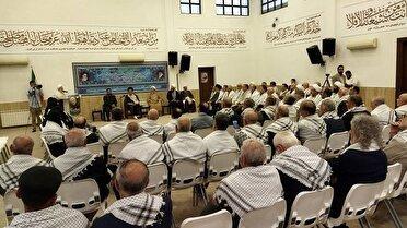 دیدار پیشکسوتان دفاع مقدس و مقاومت استان با آیت الله نورمفیدی
