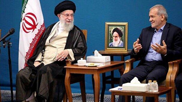 دیدار پزشکیان با رهبر انقلاب پیش از حضور در سازمان ملل