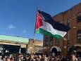 ببینید/ پرچم فلسطین در سفارت این کشور در لندن، بالا رفت