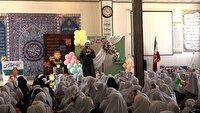 رونمایی از یادمان شهید طالبی در آموزشگاه شاهد نور بافق