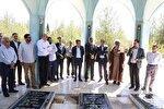 تجدید بیعت دانشگاهیان دانشگاه لرستان با شهدای گمنام + عکس