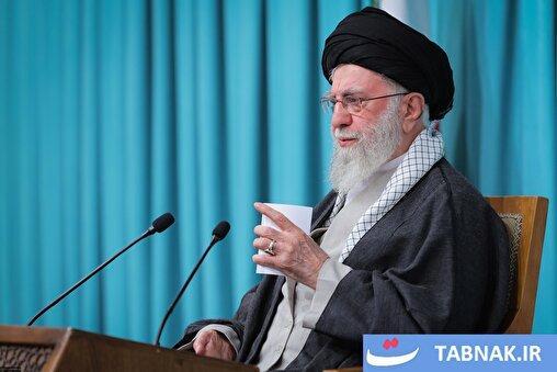 عکس: سخنرانی رهبر معظم انقلاب خطاب به ملت ایران