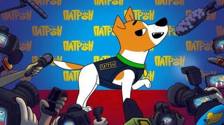 Trump USAID cuts doom Ukrainian dog cartoon
