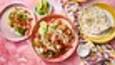 طرز تهیه تاکوی مرغ رژیمی با سس سریراچا