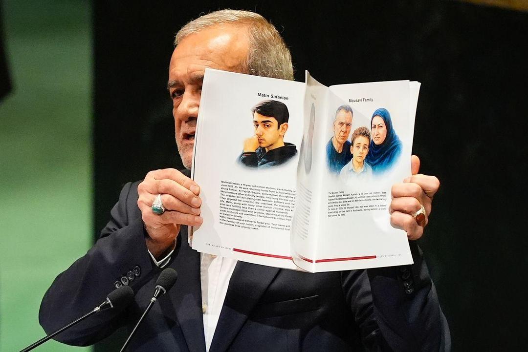 گزارش تصویری | سخنرانی رئیس جمهور در نشست مجمع عمومی سازمان ملل متحد