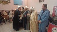 تکریم روحانیان رزمنده و جانباز در نیشابور