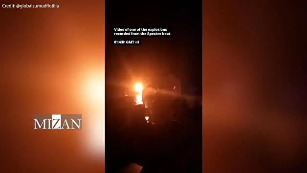 ناوگان جهانی صمود هدف قرار گرفت؛ پرواز پهپاد‌ها بر فراز کاروان رفع محاصره غزه