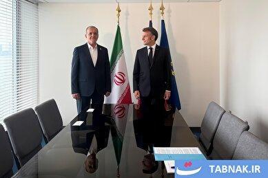 عکس: دیدار روسای جمهور ایران و فرانسه