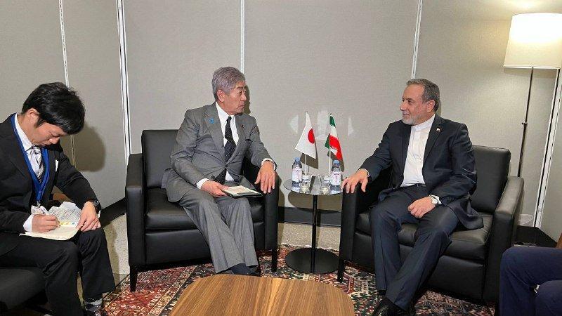 دیدار عراقچی با وزیر امور خارجه ژاپن در نیویورک