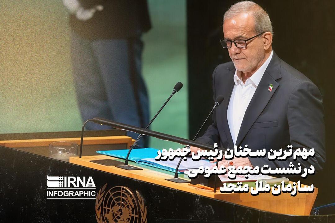 مهم ترین سخنان رییس جمهور در نشست مجمع عمومی سازمان ملل متحد
