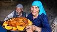 آشپزی روستایی در افغانستان؛ پخت خوراک مرغ و پرتقال در غار (فیلم)