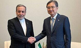دیدار عراقچی با وزیر امور خارجه کره جنوبی