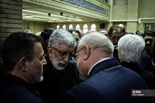 مراسم بزرگداشت مرحومه فاطمه مصدقی راد والده شهید مجید حداد عادل