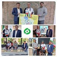 تجلیل مدیرکل شبکه دنا از همکار «دوچرخه سوار دور ایران» 