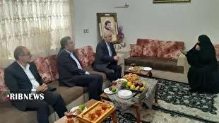 دیدار معاون رئیس جمهور با مادر شهید رادمهر