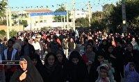 برگزاری همایش پیاده روی خانوادگی در نوده خاندوز