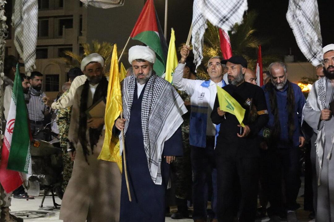 حضور کاروان یاران صمود در جزیره قشم