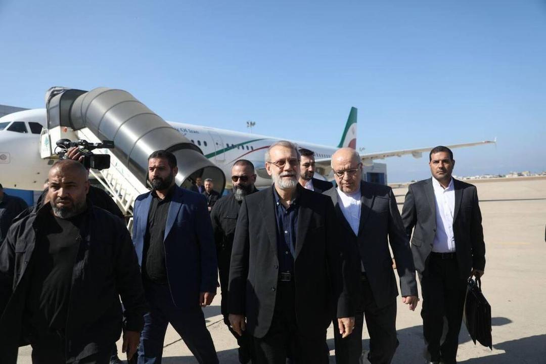 لاریجانی وارد فرودگاه بیروت شد