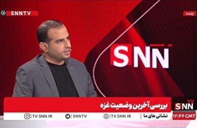 پخش زنده گفت‌و‌گو با نویسنده و روزنامه نگار فلسطینی + فیلم