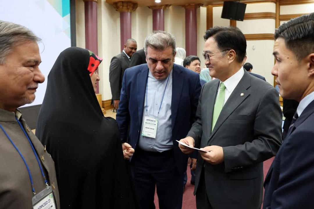 حضور نماینده مجلس ایران در بیست‌ویکمین مجمع پارلمانی آسیا–اقیانوسیه کشور کره جنوبی