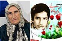 مادر شهید خانجانی در بابل به فرزند شهیدش پیوست