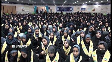 نواخته شدن زنگ مهر در مجتمع آموزشی شهید هندویان قم